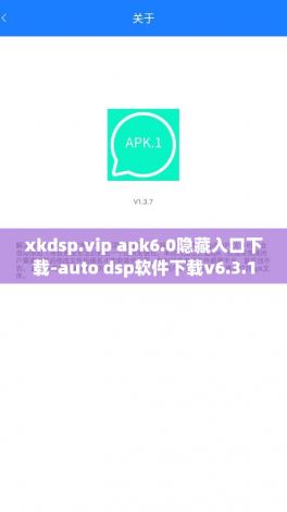 xkdsp.vip apk6.0隐藏入口下载-auto dsp软件下载v6.3.1免费手机版