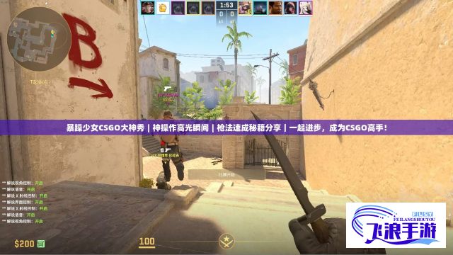 暴躁少女CSGO大神秀︱神操作高光瞬间︱枪法速成秘籍分享｜一起进步，成为CSGO高手！