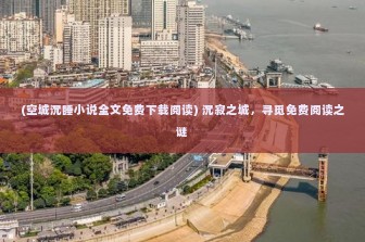 (空城沉睡小说全文免费下载阅读) 沉寂之城，寻觅免费阅读之谜